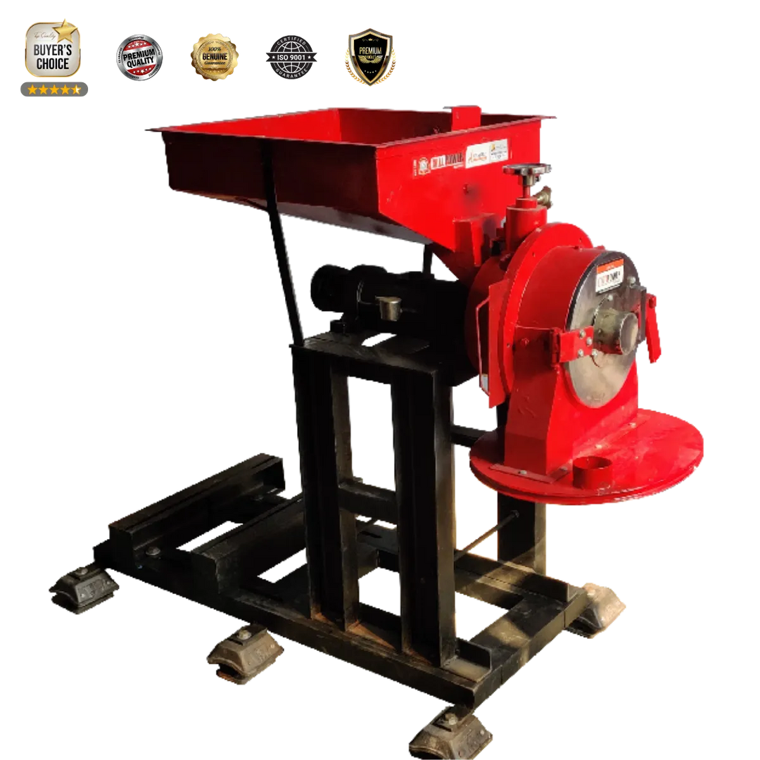 100 kg per hour atta chakki price MS Side View