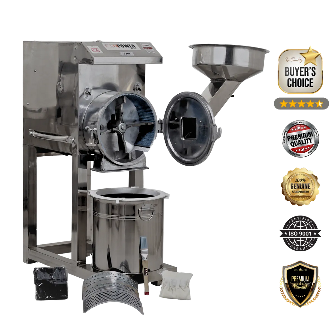 3 hp small atta chakki Machine 14 atta chakki Chamber