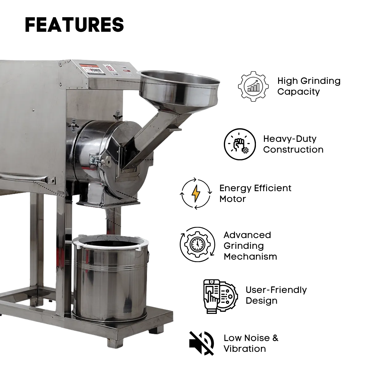 3 hp small atta chakki Machine 14 atta chakki features