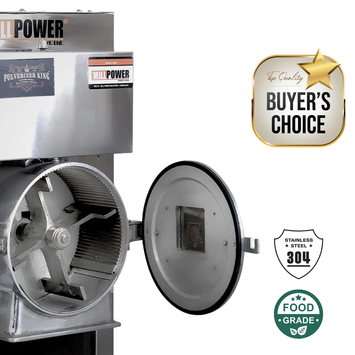 5 hp single phase atta chakki price SS Chamber