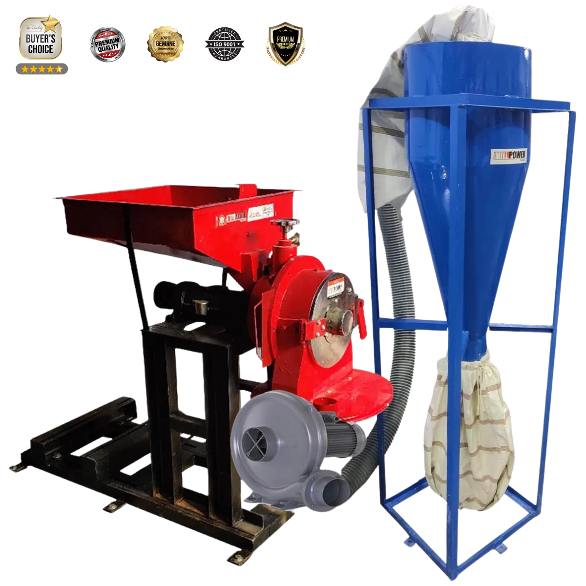Commercial Stoneless Atta Chakki with blower