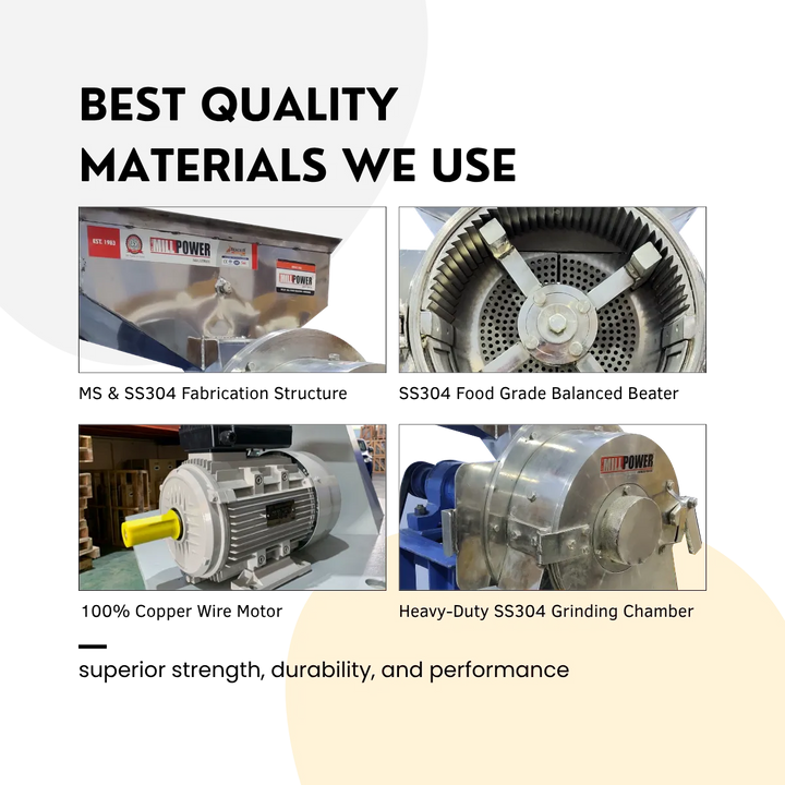 atta chakki manufacturer SS304 quality