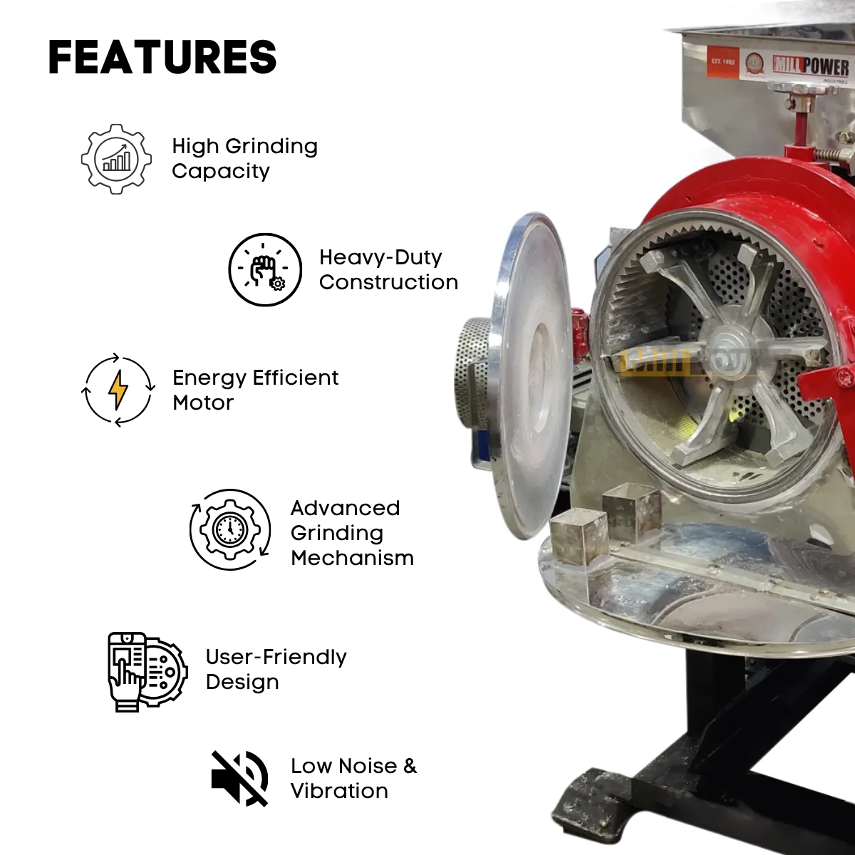 commercial Atta Chakki Grinding Machine Price PSS