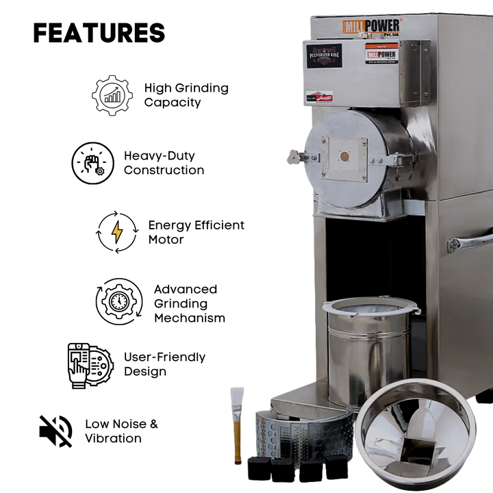 electric single phase atta chakki machine price features