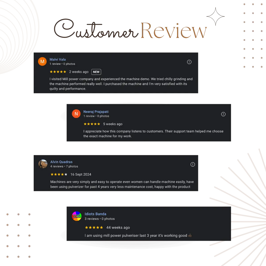 Mill power customer reviews