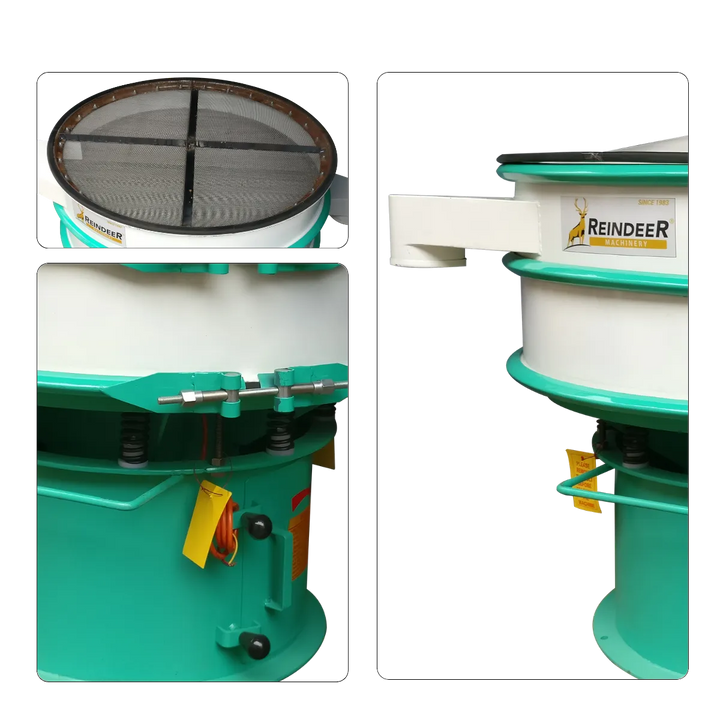 lado de la máquina vibro sieve
